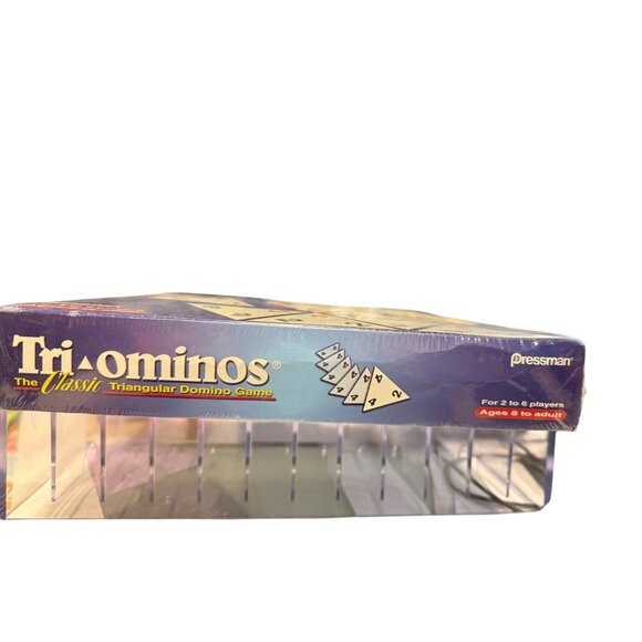 Tri-Ominos Triangular Domino Game Pressman 2002 Friendship Edition - Picture 5 of 6